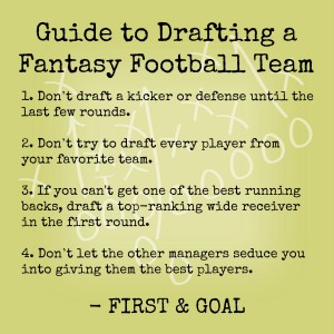 Guide to Drafting a FF Team